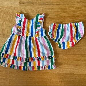 Baby Boden Rainbow Dress 🌈 Size 0-3 Months NWOT 💕 SOLD OUT